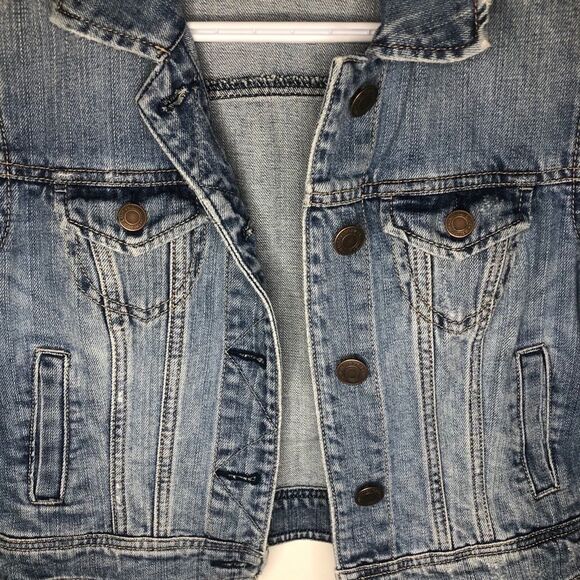 American eagle Jean jacket med wash - Picture 5 of 9